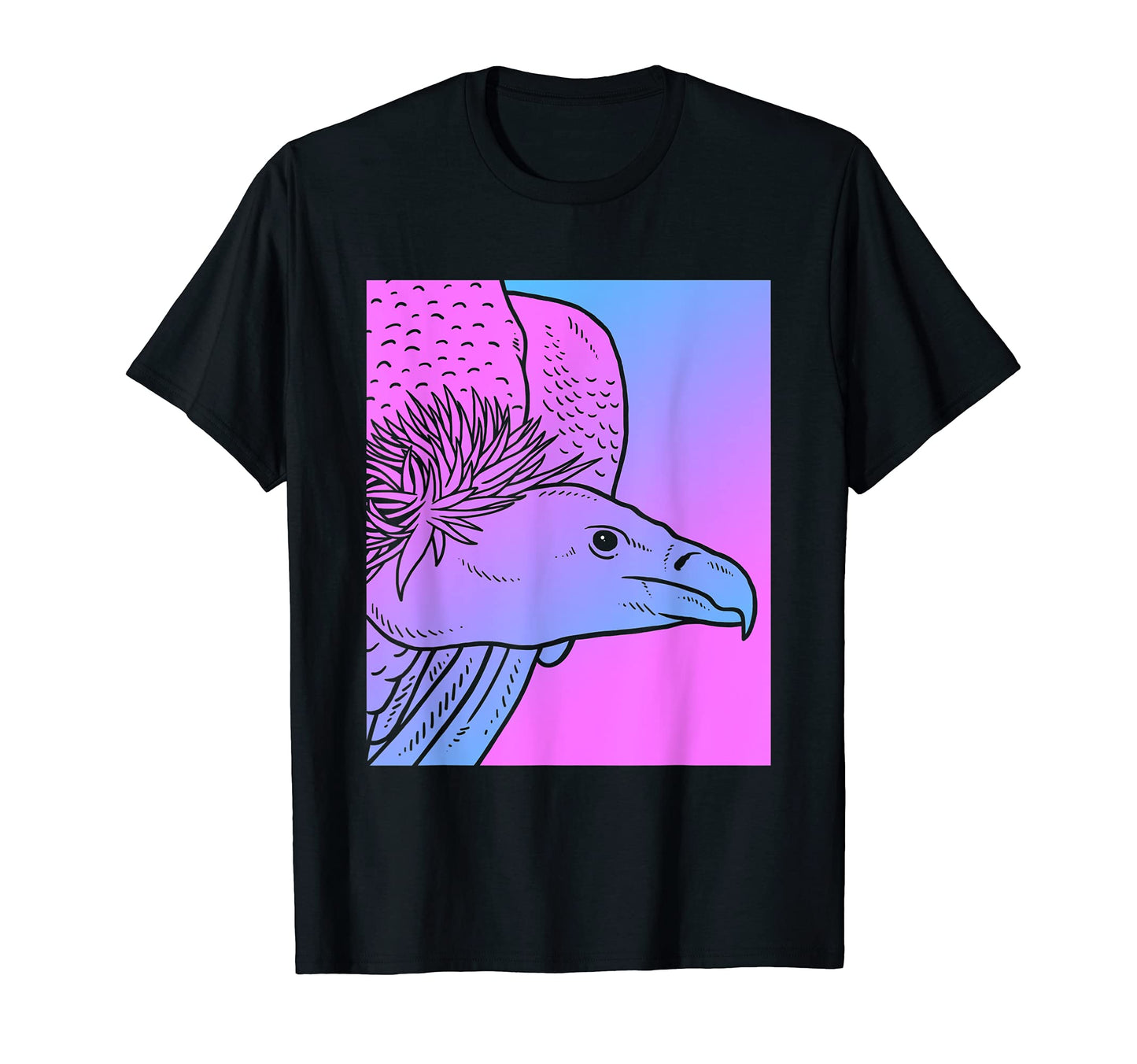 Vaporwave Vulture Aesthetic Pastel Goth T-Shirt - Trendy Graphic Unisex - T-Shirt, Sweatshirt, Hoodie
