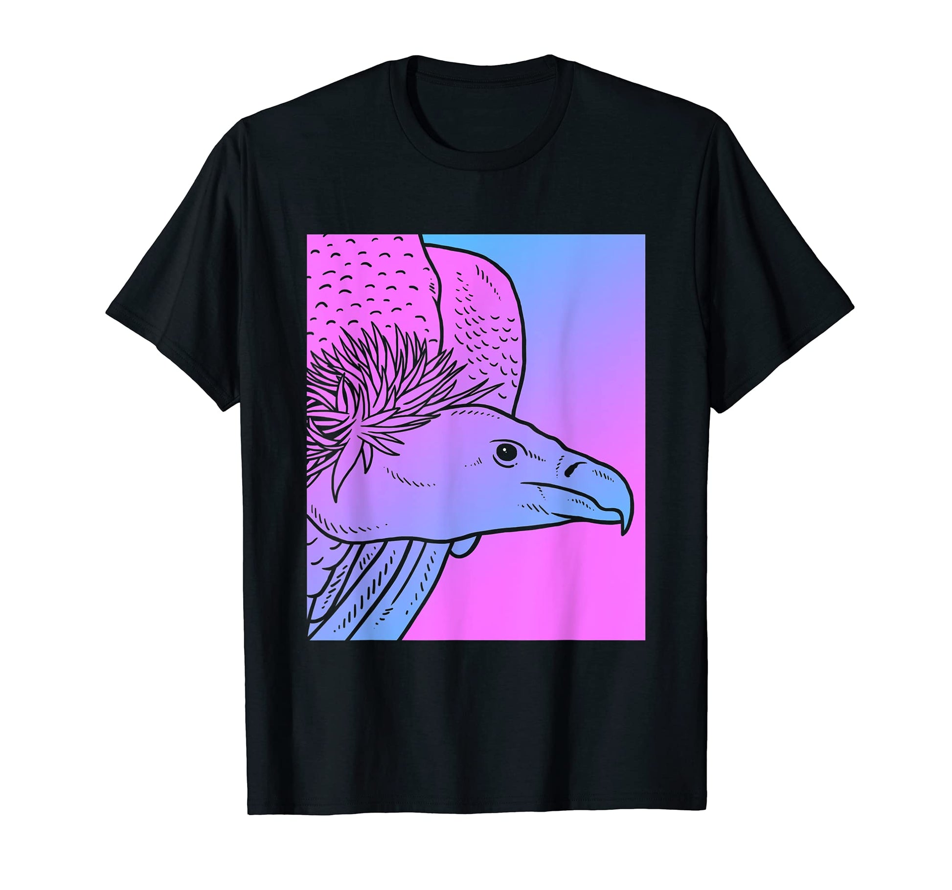 Vaporwave Vulture Aesthetic Pastel Goth T-Shirt - Trendy Graphic Unisex - T-Shirt, Sweatshirt, Hoodie
