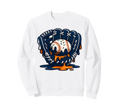 Baseball Drip Team And Ice Cream Sweatshirt - Custom Art Print Men Women - T-Shirt, Sweatshirt, Hoodie