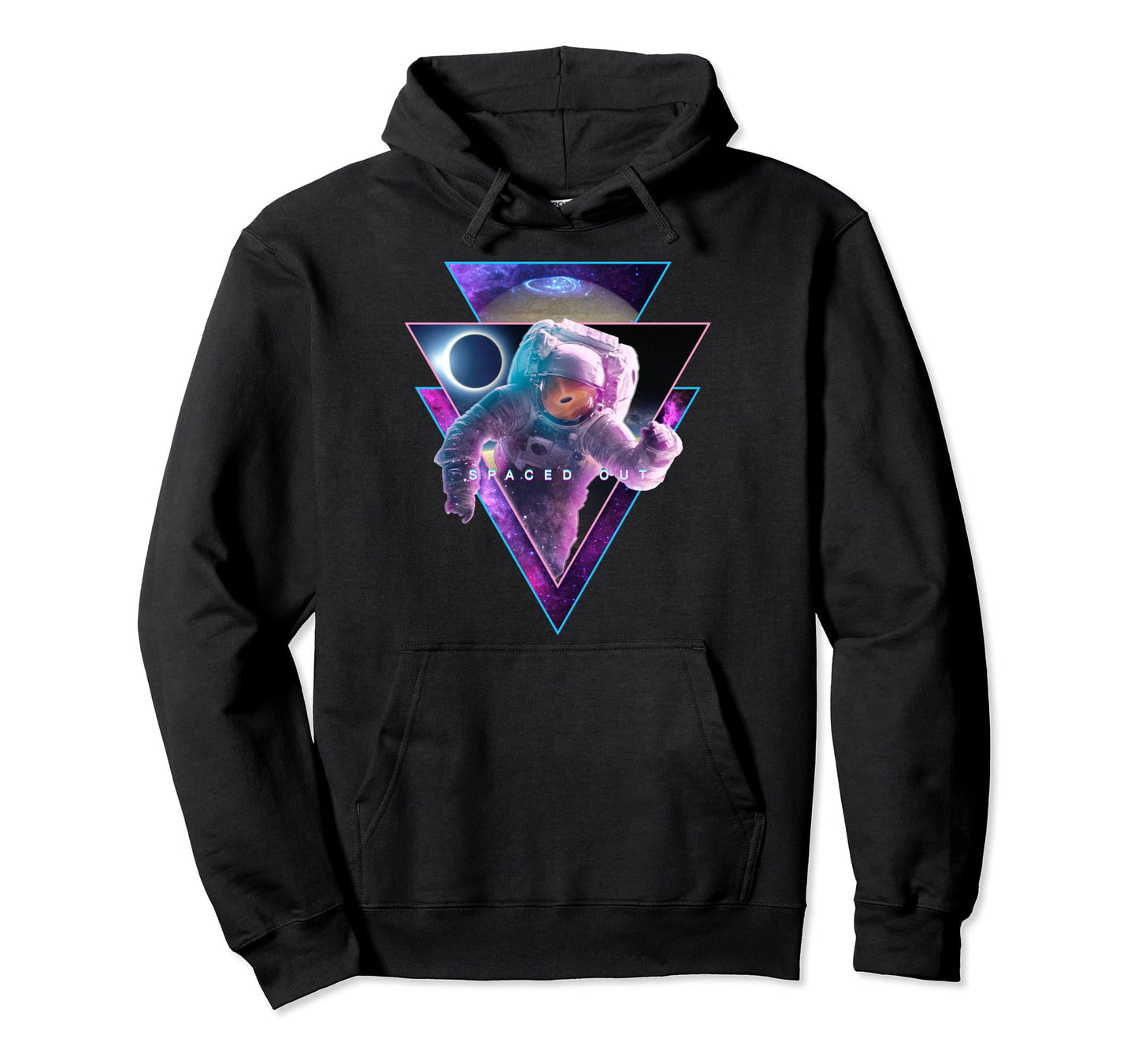 Astronaut Spaced Out Aesthetic Vaporwave Hoodie - Unique Graphic Men Women - T-Shirt, Sweatshirt, Hoodie