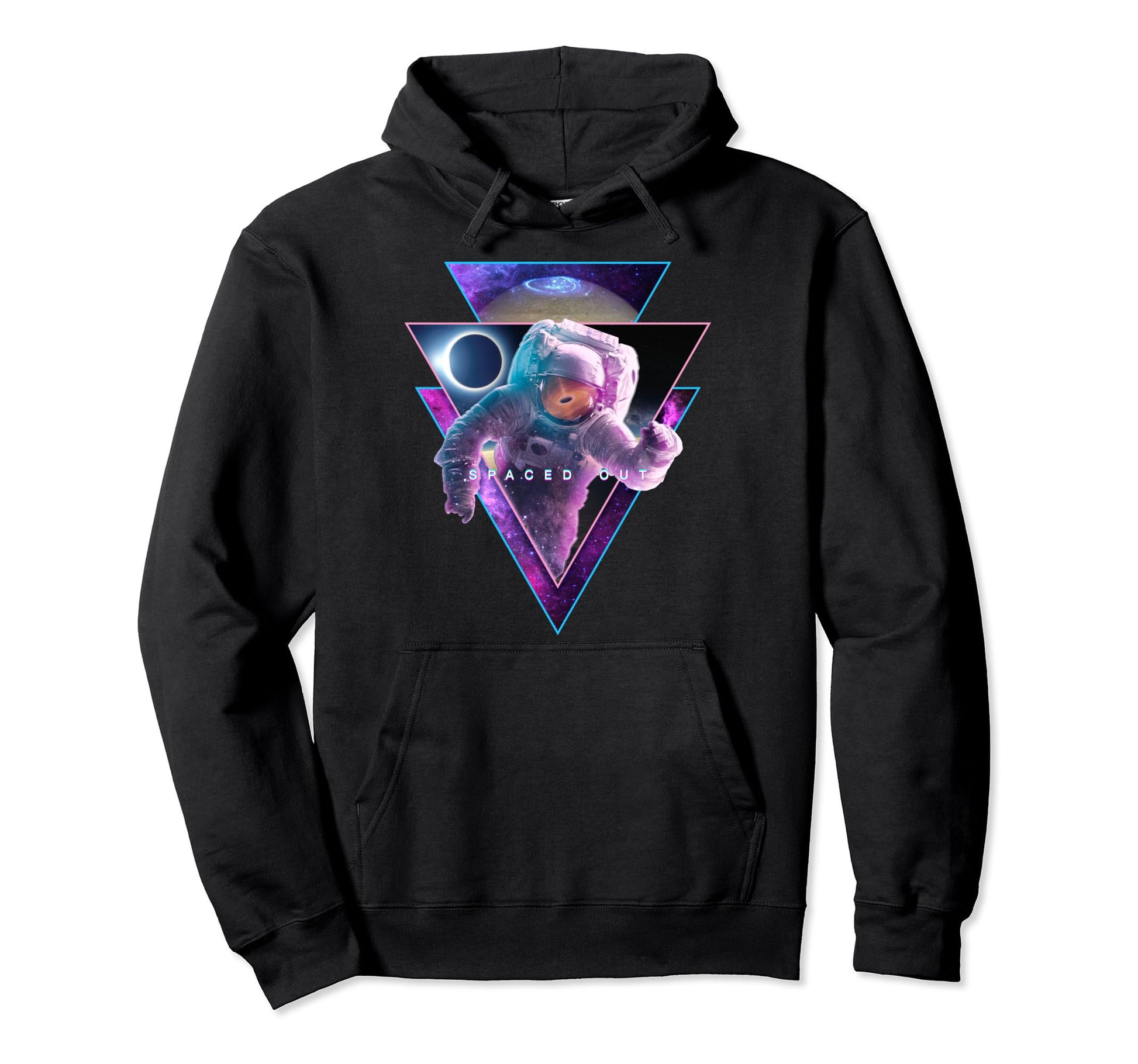 Astronaut Spaced Out Aesthetic Vaporwave Hoodie - Unique Graphic Men Women - T-Shirt, Sweatshirt, Hoodie