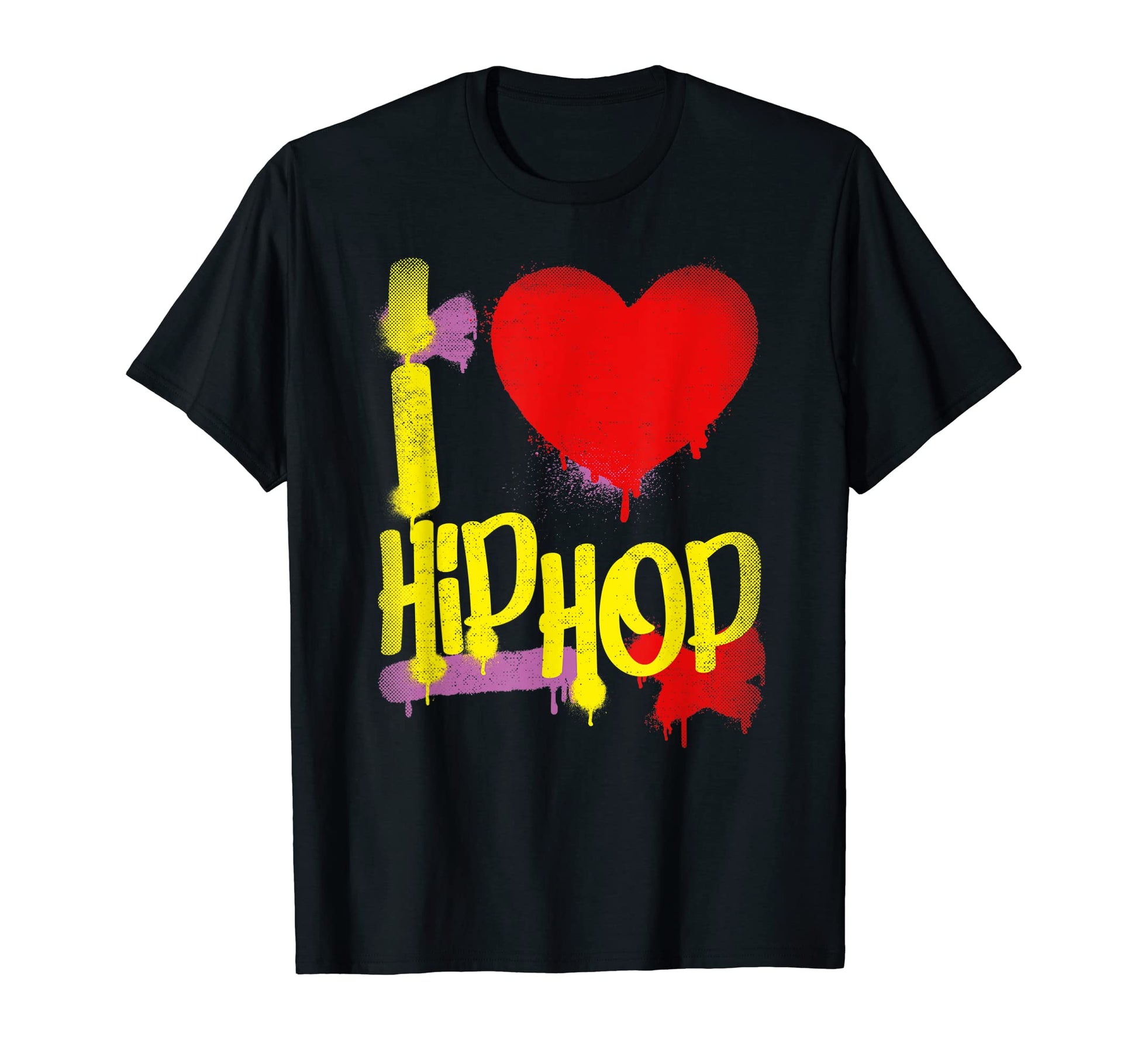 I Love Hip Hop 80S 90S Hip Hop Rap Old T-Shirt - Unique Graphic Unisex - T-Shirt, Sweatshirt, Hoodie