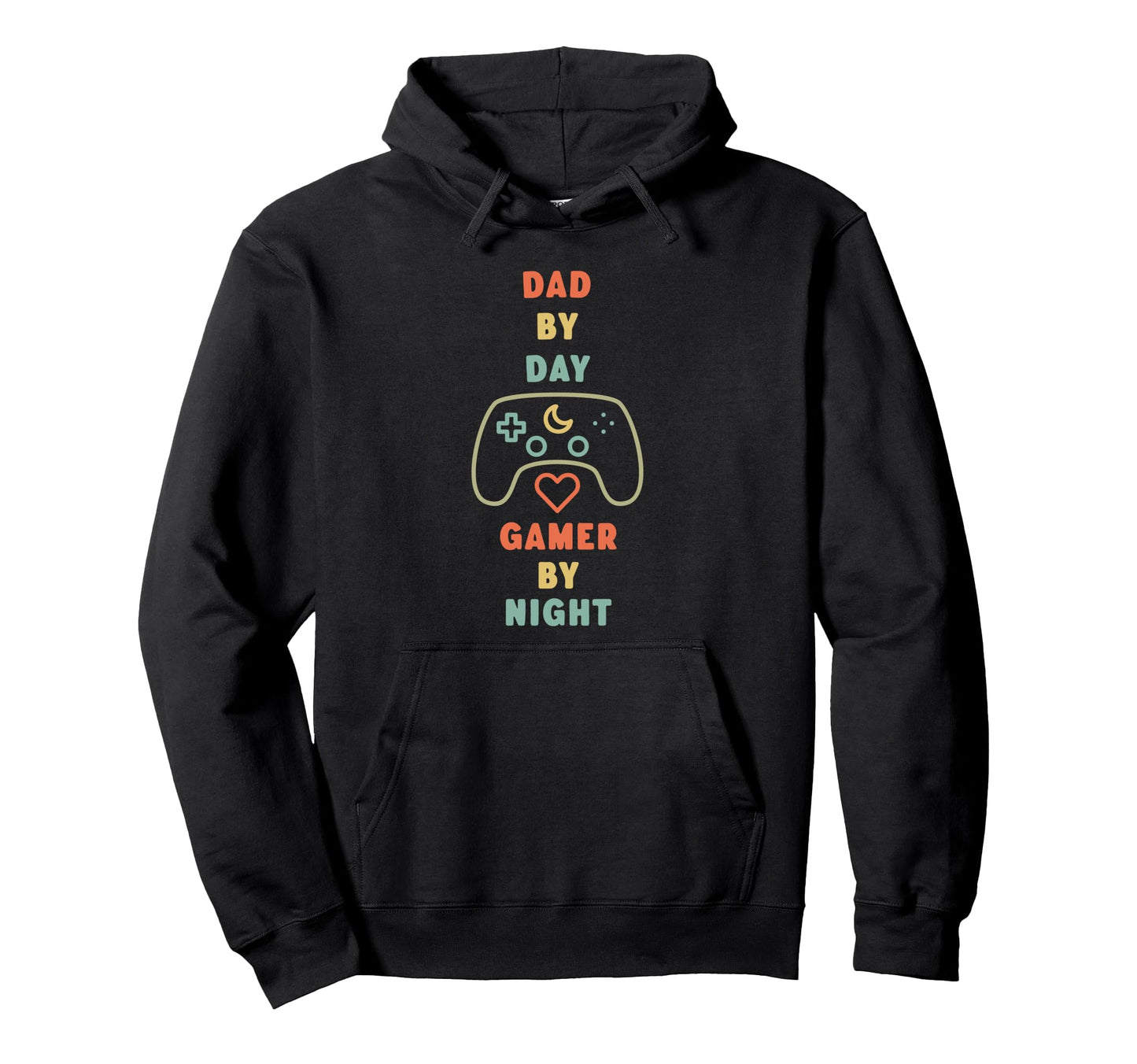 Dad Day Gamer Night Console Fan Hoodie - Custom Art Print Men Women - T-Shirt, Sweatshirt, Hoodie
