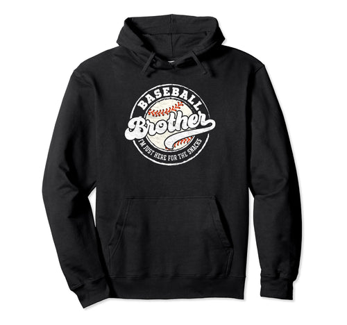 Baseball Brother Matching Family Just Hoodie - Graphic Print for Adults - T-Shirt, Sweatshirt, Hoodie