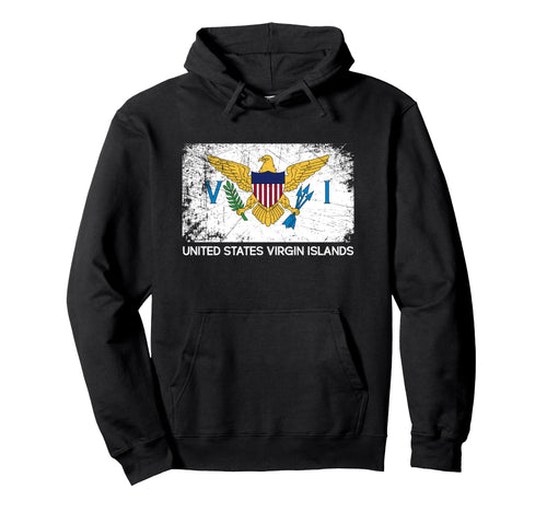 Usvi Flag Made U S Virgin Islands Gift Hoodie - Streetwear Style for Adults - T-Shirt, Sweatshirt, Hoodie