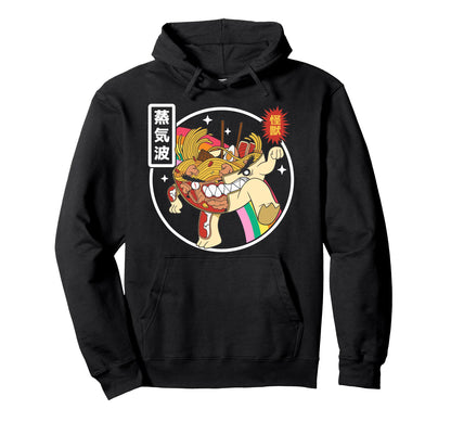 Angry Ramen Bowl X Ray Rainbow Japan Hoodie - Streetwear Style for Adults - T-Shirt, Sweatshirt, Hoodie