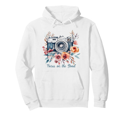 Photographer Focus Good Camera Flowers Hoodie - Custom Art Print Unisex - T-Shirt, Sweatshirt, Hoodie