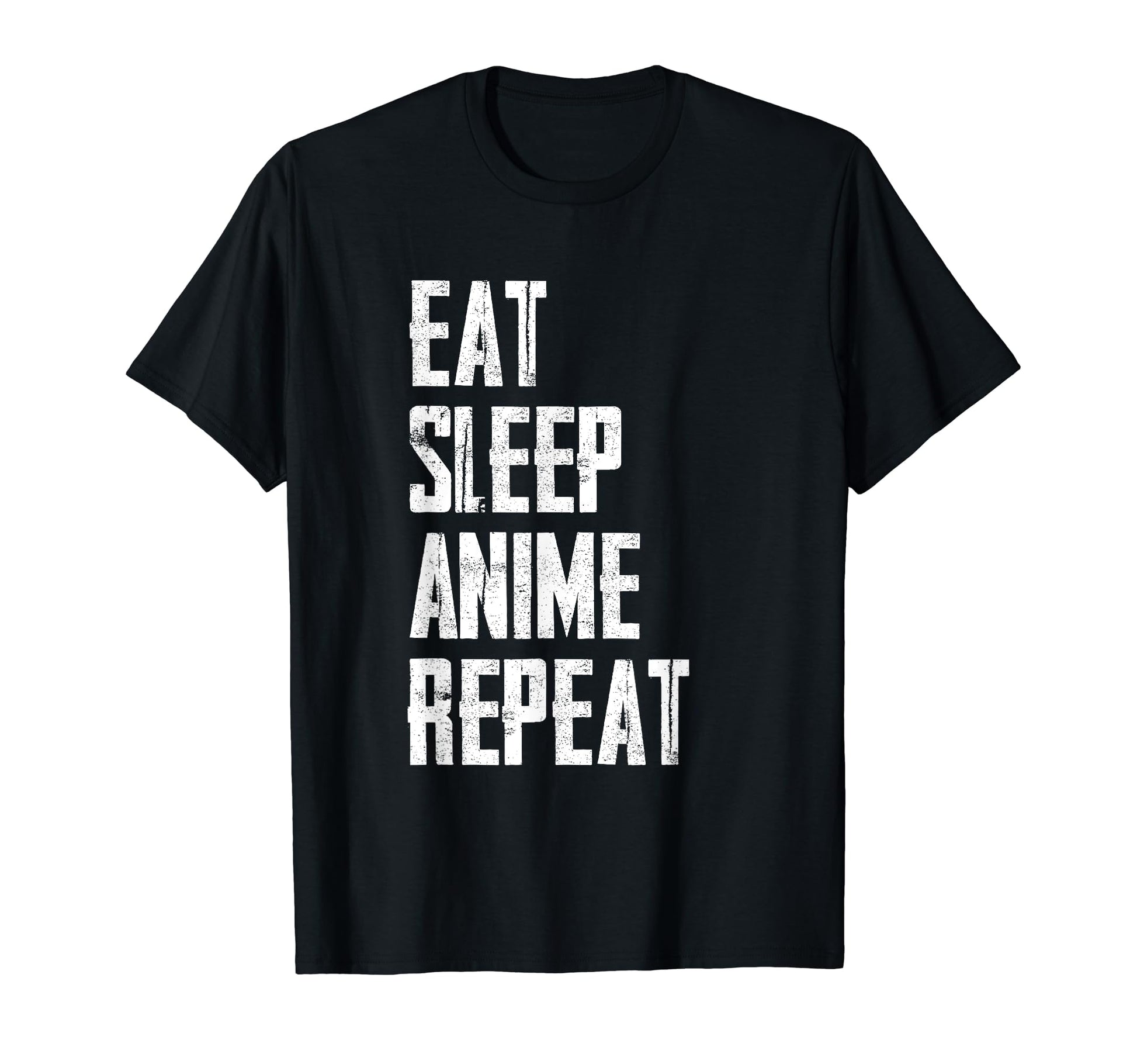 Eat Sleep Anime Repeat Japanese Aesthetic T-Shirt - Unique Graphic Unisex - T-Shirt, Sweatshirt, Hoodie
