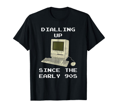 90S Nostalgia Dial Up Computer T-Shirt - Aesthetic Graphic for Adults - T-Shirt, Sweatshirt, Hoodie