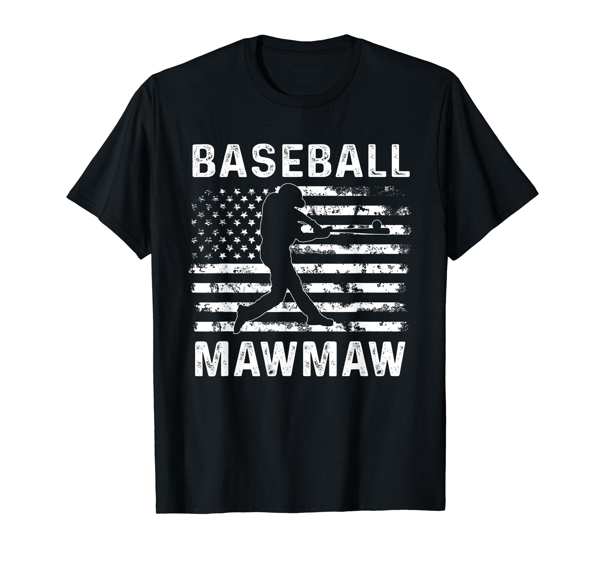 Baseball Mawmaw Grandma Usa Flag 4Th T-Shirt - Custom Art Print Men Women - T-Shirt, Sweatshirt, Hoodie