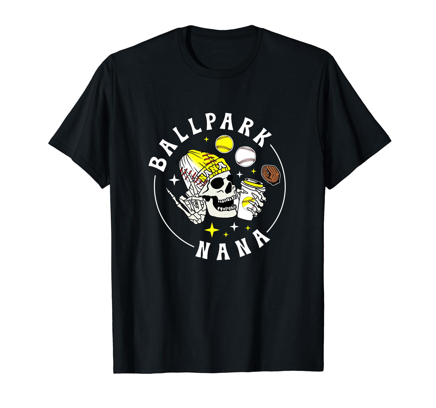 Ballpark Nana Baseball Softball Nana T-Shirt - Novelty Apparel Men Women - T-Shirt, Sweatshirt, Hoodie