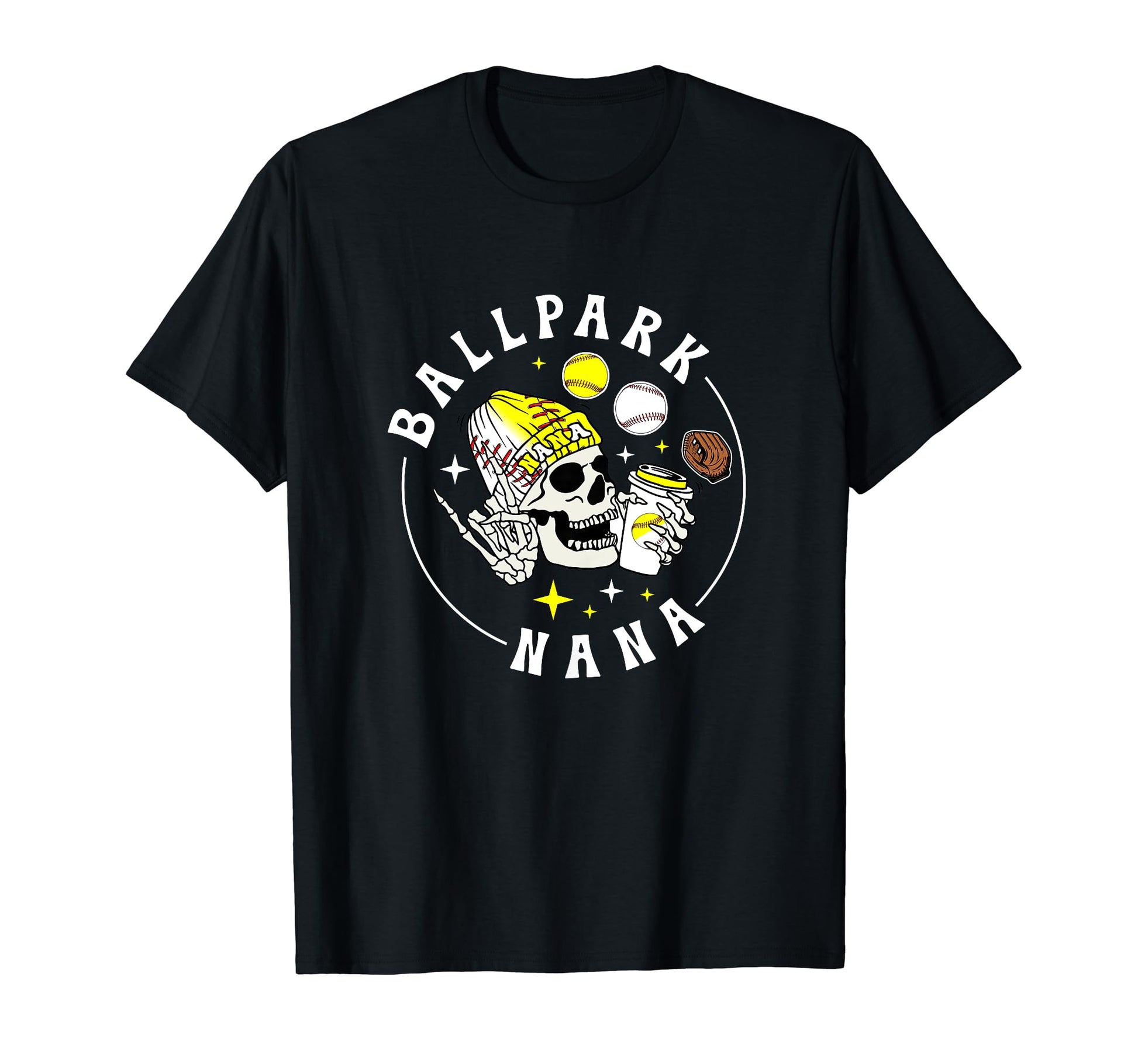 Ballpark Nana Baseball Softball Nana T-Shirt - Novelty Apparel Men Women - T-Shirt, Sweatshirt, Hoodie
