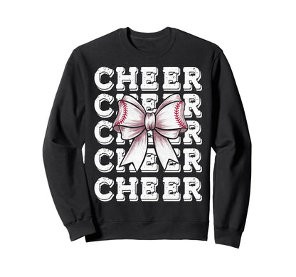 Coquette Cheer Cheerleader Sweatshirt - Aesthetic Graphic Men Women - T-Shirt, Sweatshirt, Hoodie