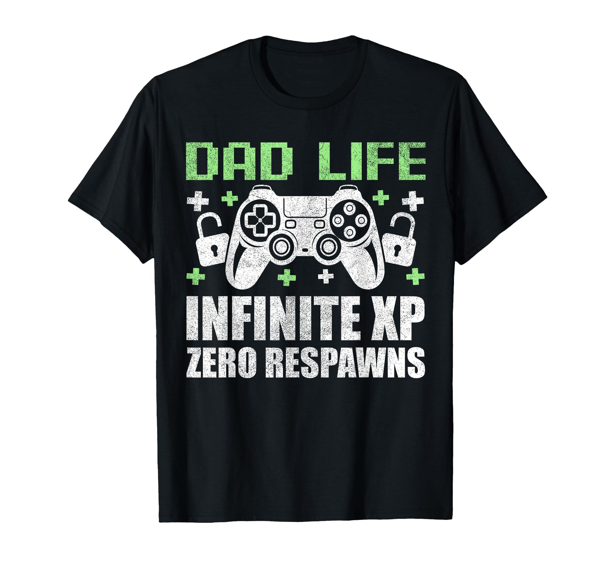 Gamer Dad Fathers Day Dad Life Infinite Xp T-Shirt - Unique Graphic Unisex - T-Shirt, Sweatshirt, Hoodie