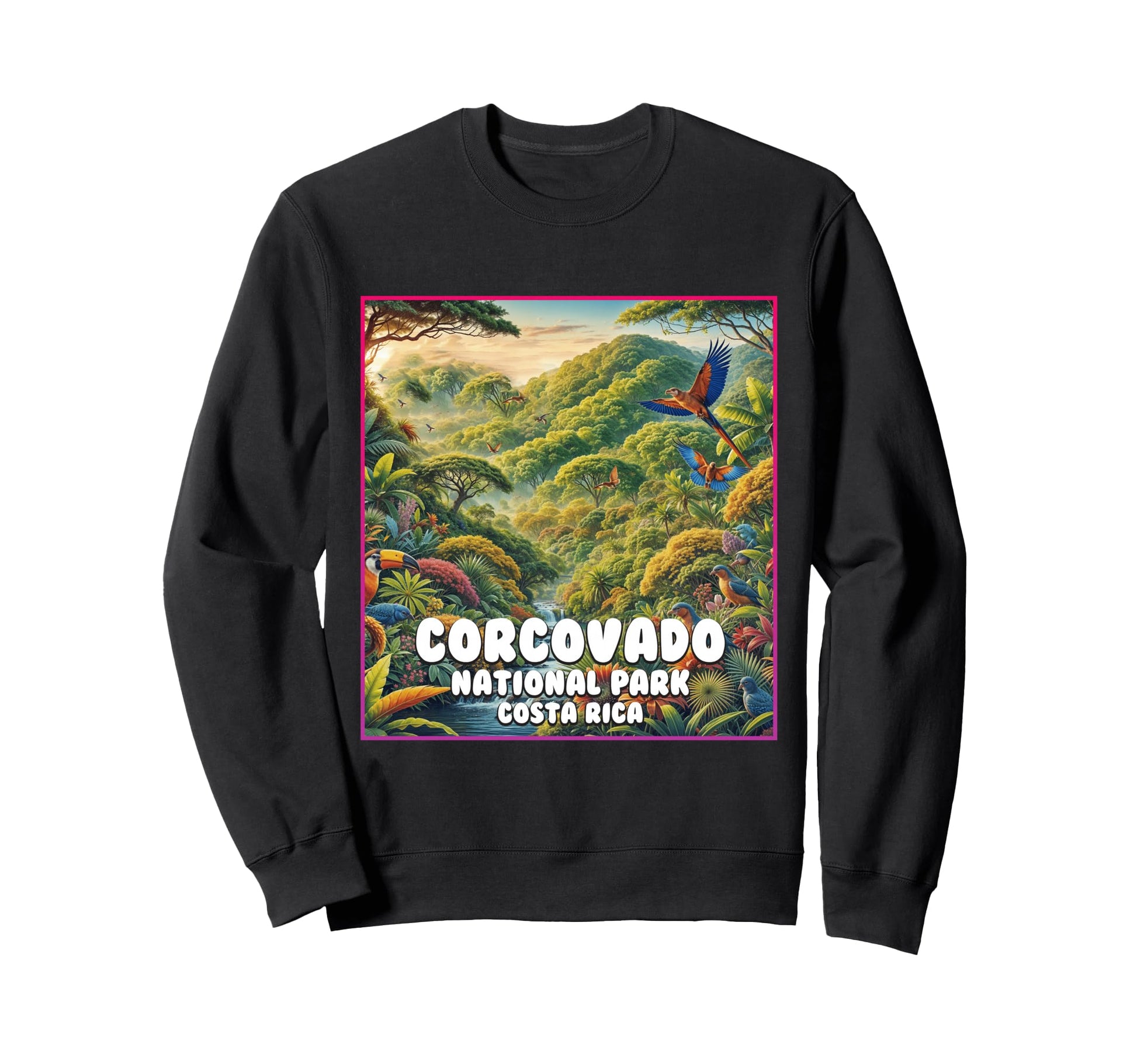 Corcovado National Park Costa Rica Sweatshirt - Graphic Print Unisex - T-Shirt, Sweatshirt, Hoodie