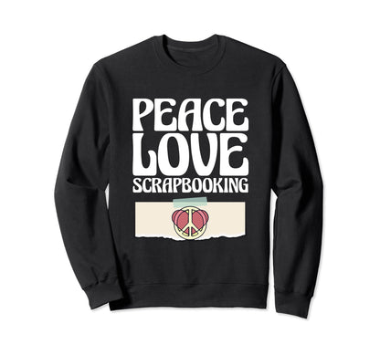Scrapbooker Scrabook Craft Funny Sweatshirt - Minimalist Print Men Women - T-Shirt, Sweatshirt, Hoodie