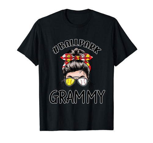 Baseball Grammy Ballpark Grandma T-Shirt - Trendy Graphic for Adults - T-Shirt, Sweatshirt, Hoodie