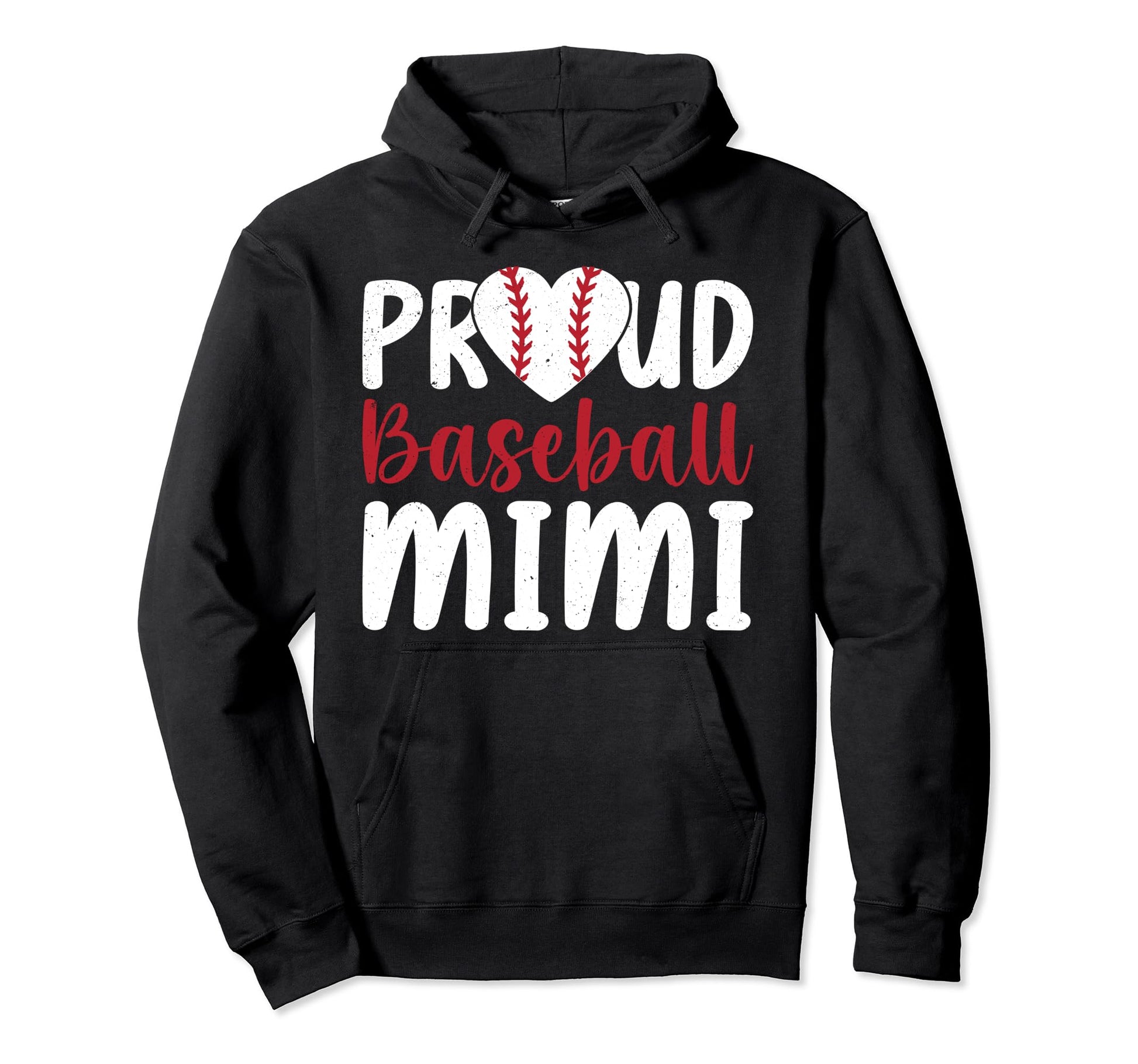 Proud Baseball Mimi Grandma Mimi Hoodie - Fun Novelty Design Men Women - T-Shirt, Sweatshirt, Hoodie
