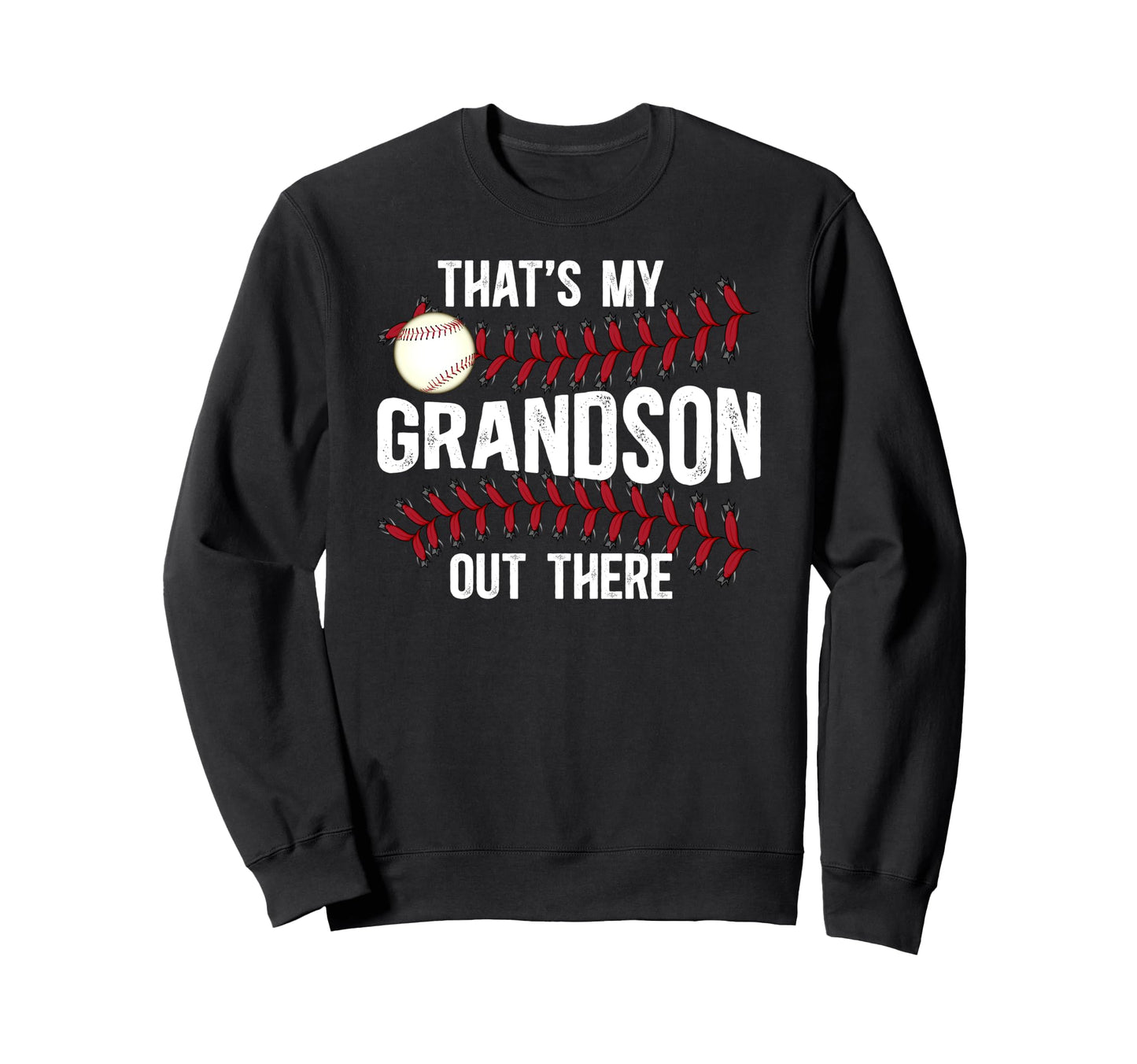 Proud Baseball Grandpa Baseball Sweatshirt - Minimalist Print for Adults - T-Shirt, Sweatshirt, Hoodie