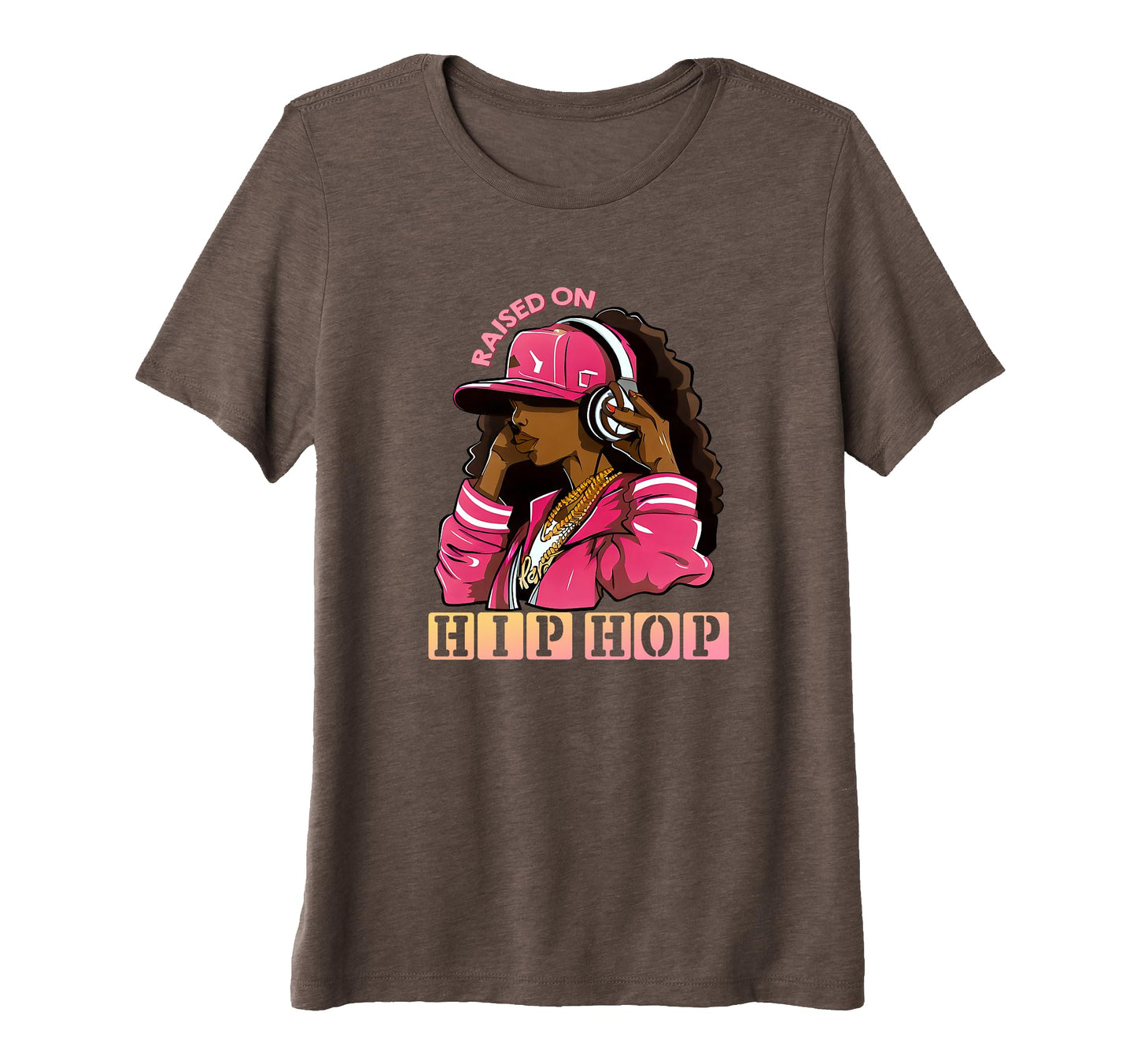 Womens Raised Hip Hop Old School Hip Hop T-Shirt - Streetwear Style Unisex - T-Shirt, Sweatshirt, Hoodie