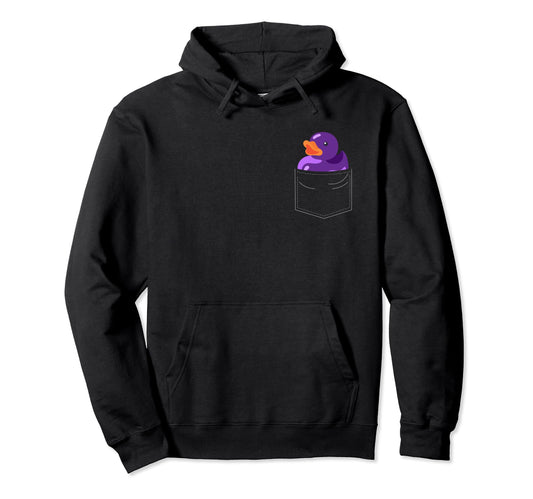 Yellow Rainbow Rubber Duck 70S 80S Funny Hoodie - Trendy Graphic Unisex - T-Shirt, Sweatshirt, Hoodie