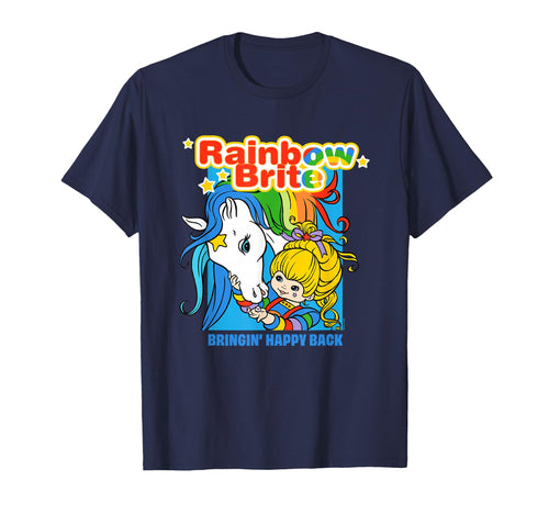 Rainbow Brite Bringin Happy Back T-Shirt - Novelty Apparel Men Women - T-Shirt, Sweatshirt, Hoodie