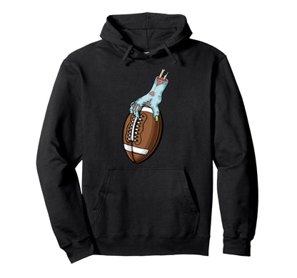 Zombie Football Mom Halloween Season Hoodie - Unique Graphic Men Women - T-Shirt, Sweatshirt, Hoodie