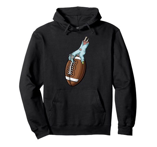 Zombie Football Mom Halloween Season Hoodie - Unique Graphic Men Women - T-Shirt, Sweatshirt, Hoodie