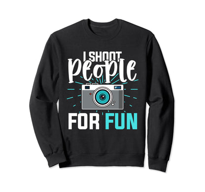 Photo Camera Photographer Flash Sweatshirt - Novelty Apparel Men Women - T-Shirt, Sweatshirt, Hoodie