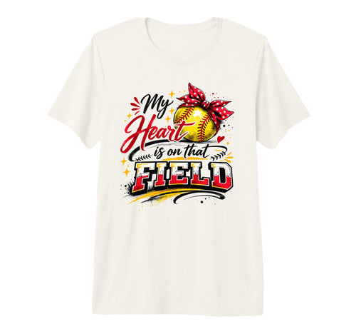 My Heart Is That Field Baseball T-Shirt - Aesthetic Graphic for Adults - T-Shirt, Sweatshirt, Hoodie