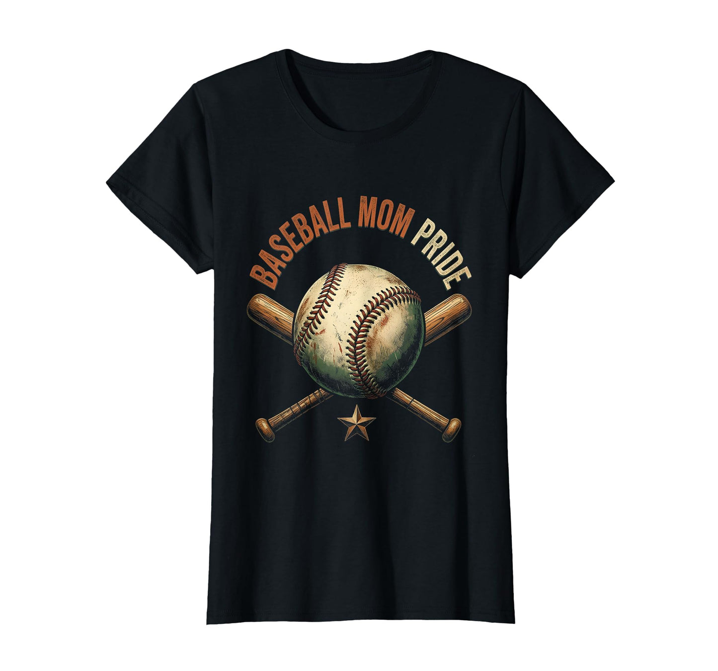 Baseball Mom Pride T-Shirt - Novelty Apparel for Adults - T-Shirt, Sweatshirt, Hoodie