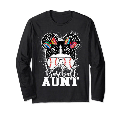 Baseball Aunt Baseball Game Day T-Shirt - Trendy Graphic Unisex - T-Shirt, Sweatshirt, Hoodie