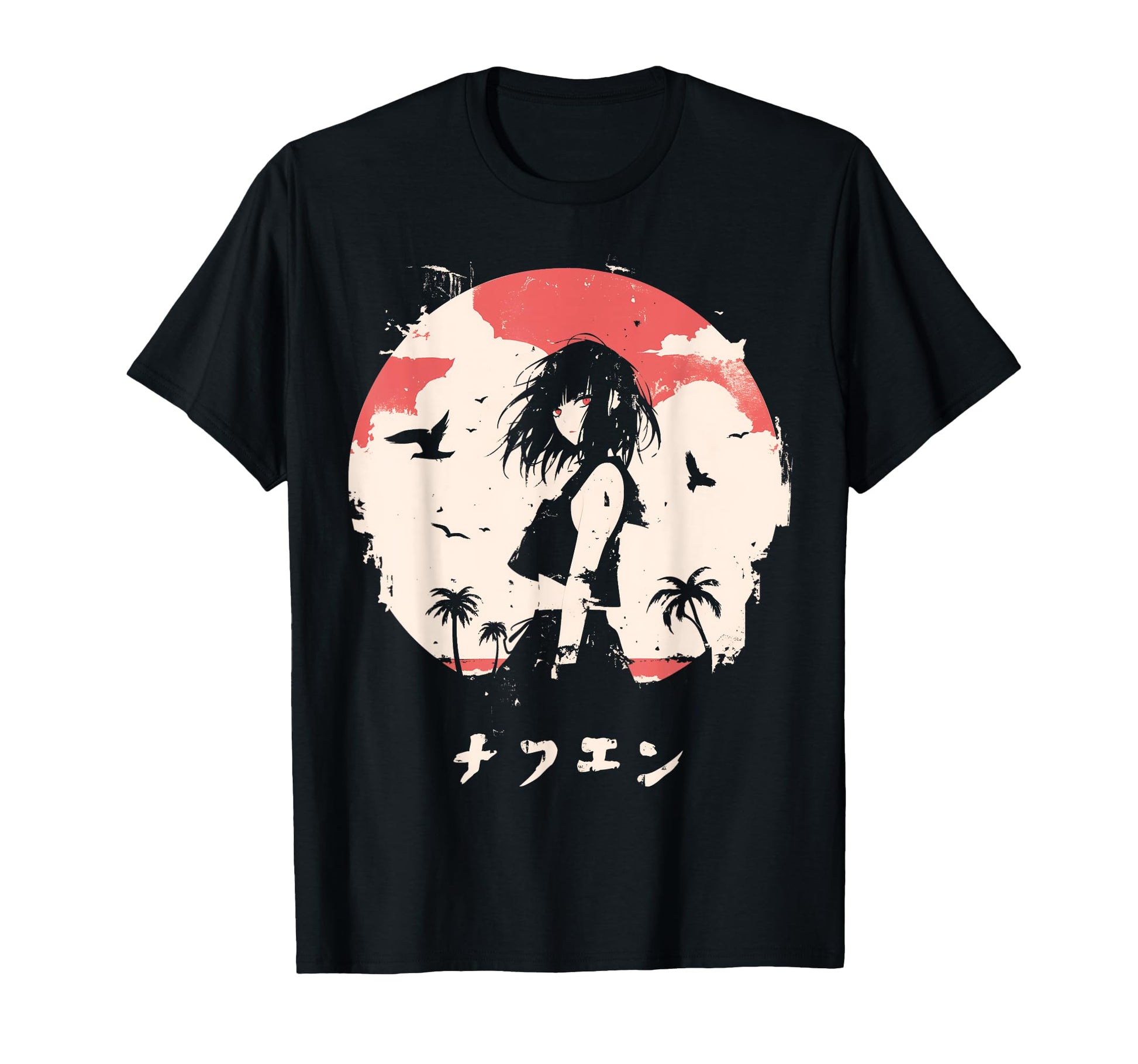 Goth Grunge Demon Anime Waifu T-Shirt - Fun Novelty Design Men Women - T-Shirt, Sweatshirt, Hoodie