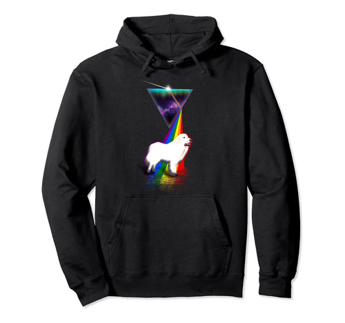 Prism Great Pyrenees Hoodie - Casual Everyday Wear Men Women - T-Shirt, Sweatshirt, Hoodie
