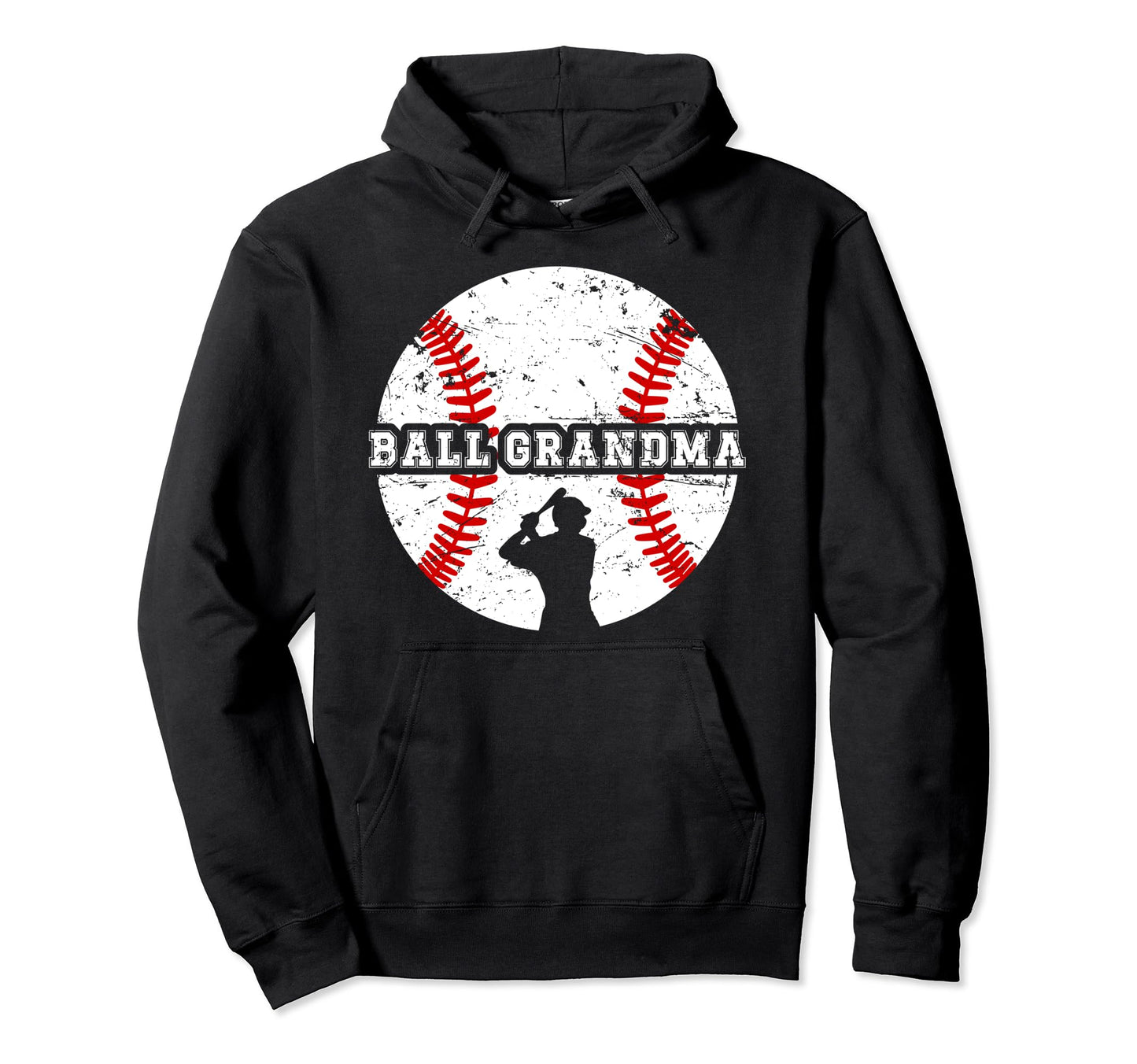 Ball Grandma Heart Baseball Grandma Hoodie - Custom Art Print Unisex - T-Shirt, Sweatshirt, Hoodie