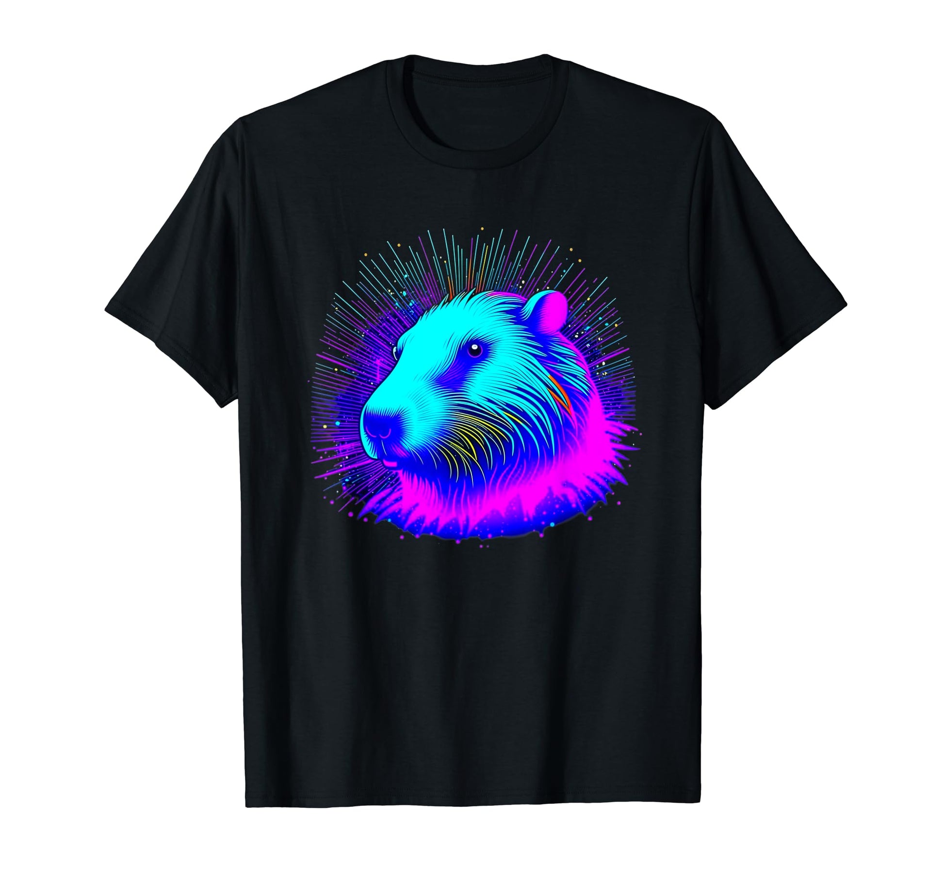 Capybara Rodent Vaporwave Aesthetic T-Shirt - Trendy Graphic for Adults - T-Shirt, Sweatshirt, Hoodie
