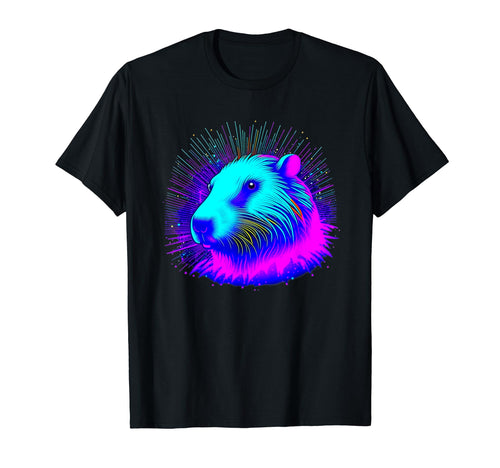 Capybara Rodent Vaporwave Aesthetic T-Shirt - Trendy Graphic for Adults - T-Shirt, Sweatshirt, Hoodie