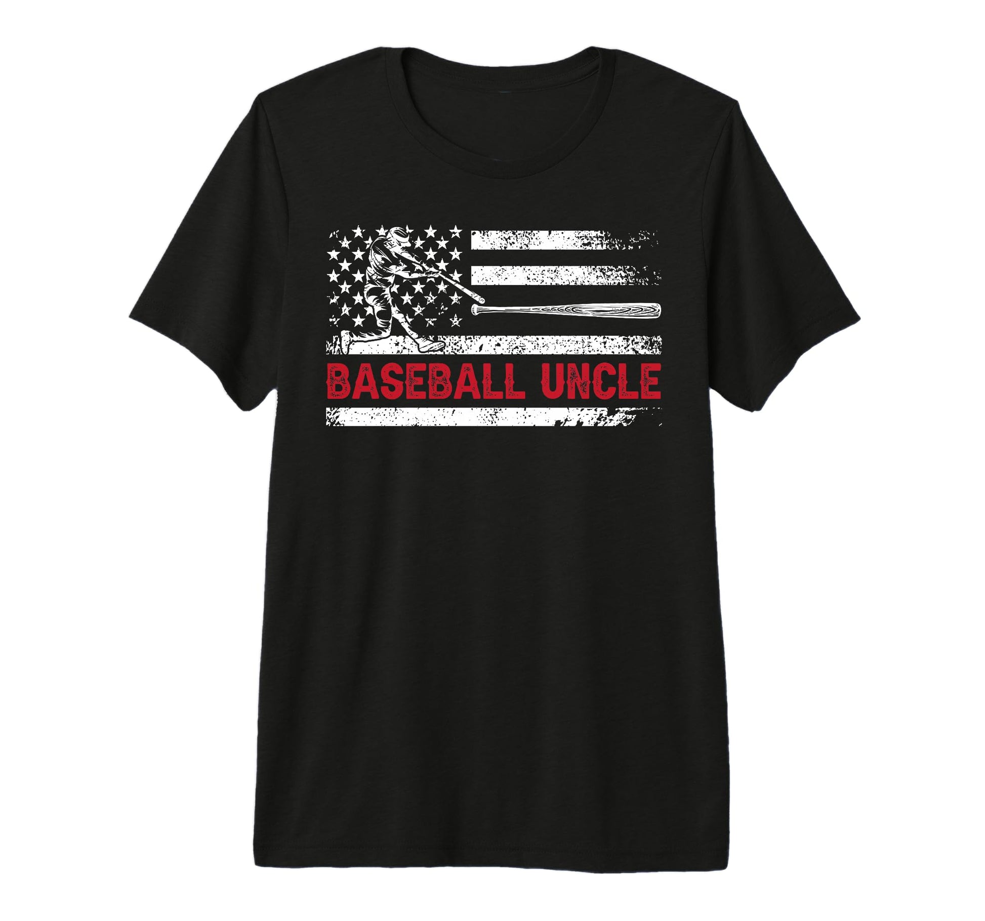Mens Baseball Uncle Baseball T-Shirt - Fun Novelty Design for Adults - T-Shirt, Sweatshirt, Hoodie