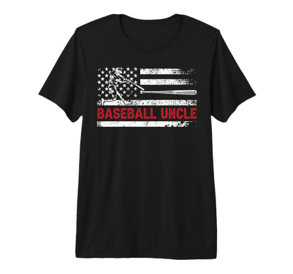 Mens Baseball Uncle Baseball T-Shirt - Fun Novelty Design for Adults - T-Shirt, Sweatshirt, Hoodie