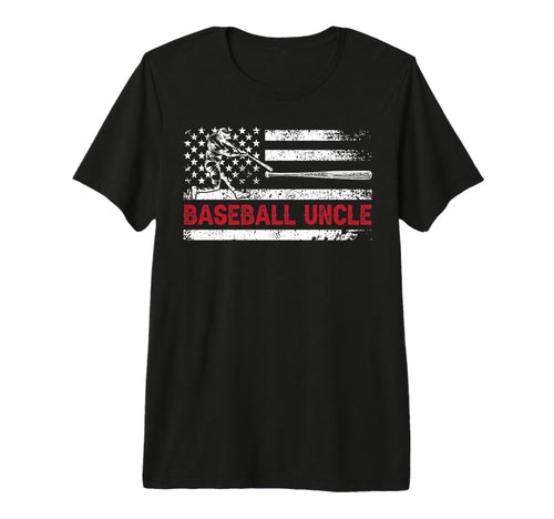 Mens Baseball Uncle Baseball T-Shirt - Fun Novelty Design for Adults - T-Shirt, Sweatshirt, Hoodie