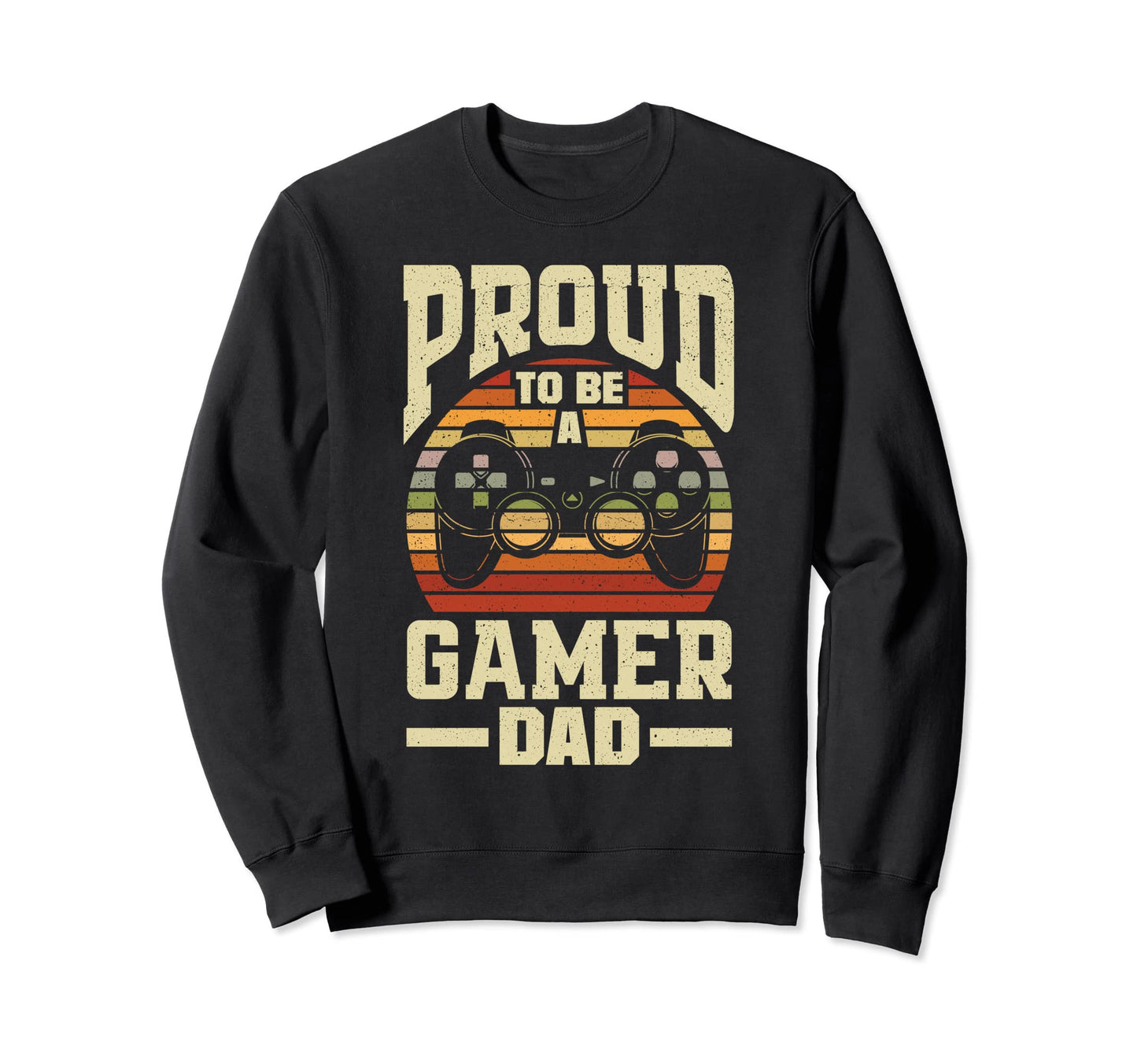 Gamer Dad Fathers Day Video Games Sweatshirt - Minimalist Print Unisex - T-Shirt, Sweatshirt, Hoodie