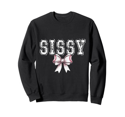 Coquette Baseball Sissy Spirit Sweatshirt - Novelty Apparel Unisex - T-Shirt, Sweatshirt, Hoodie