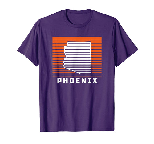 Phoenix Arizona Gradient Stripes T-Shirt - Trendy Graphic Unisex - T-Shirt, Sweatshirt, Hoodie