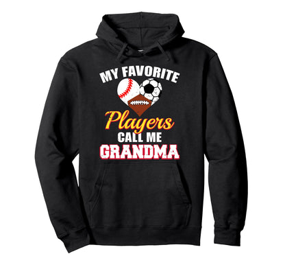 My Favorite Players Baseball Soccer Hoodie - Minimalist Print Men Women - T-Shirt, Sweatshirt, Hoodie