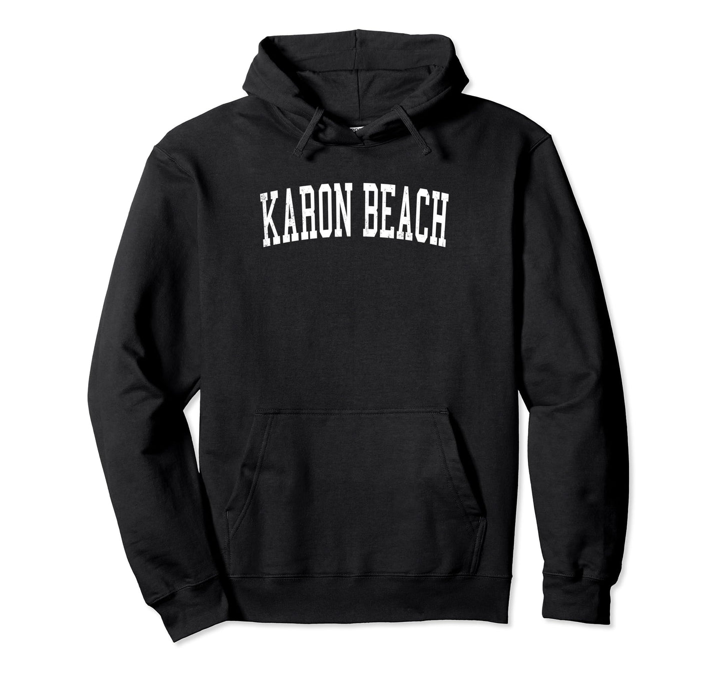 Karon Beach Distressed White Hoodie - Casual Everyday Wear Men Women - T-Shirt, Sweatshirt, Hoodie