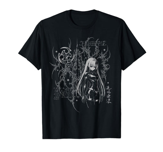 Y2K Grunge Anime Goth Alt Sigilism Japanese T-Shirt - Graphic Print Unisex - T-Shirt, Sweatshirt, Hoodie
