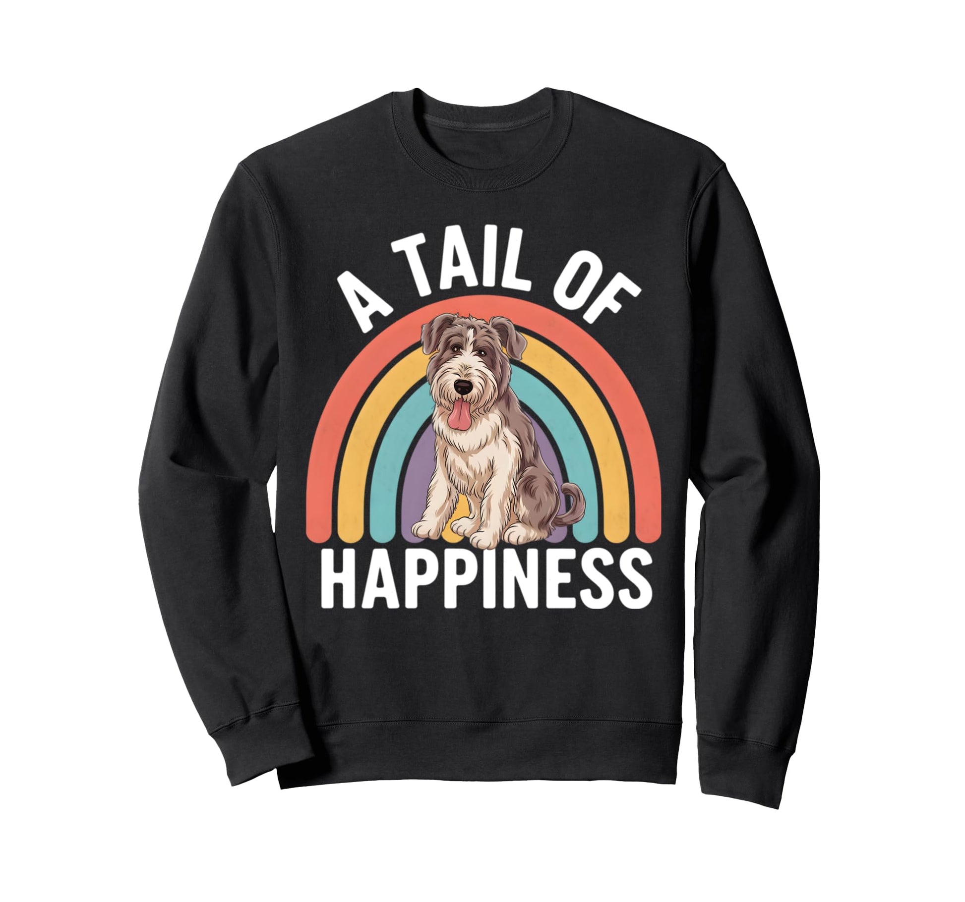 Tail Happiness Irish Wolfhound Dog Sweatshirt - Streetwear Style Men Women - T-Shirt, Sweatshirt, Hoodie