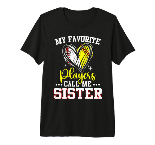 My Favorite Baseball Softball Players T-Shirt - Minimalist Print Men Women - T-Shirt, Sweatshirt, Hoodie