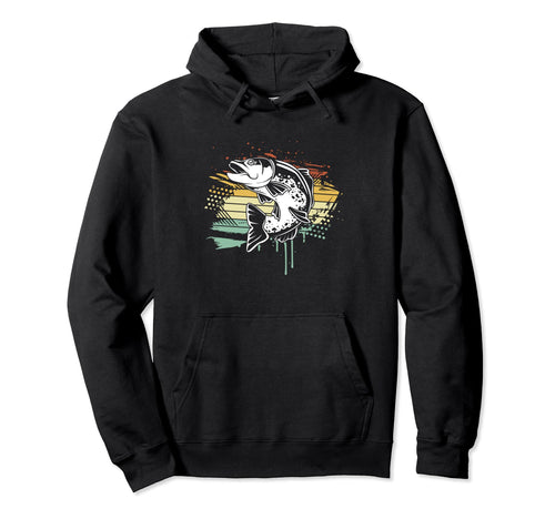 Fish Lover Rainbow Trout Fishing Hoodie - Minimalist Print for Adults - T-Shirt, Sweatshirt, Hoodie