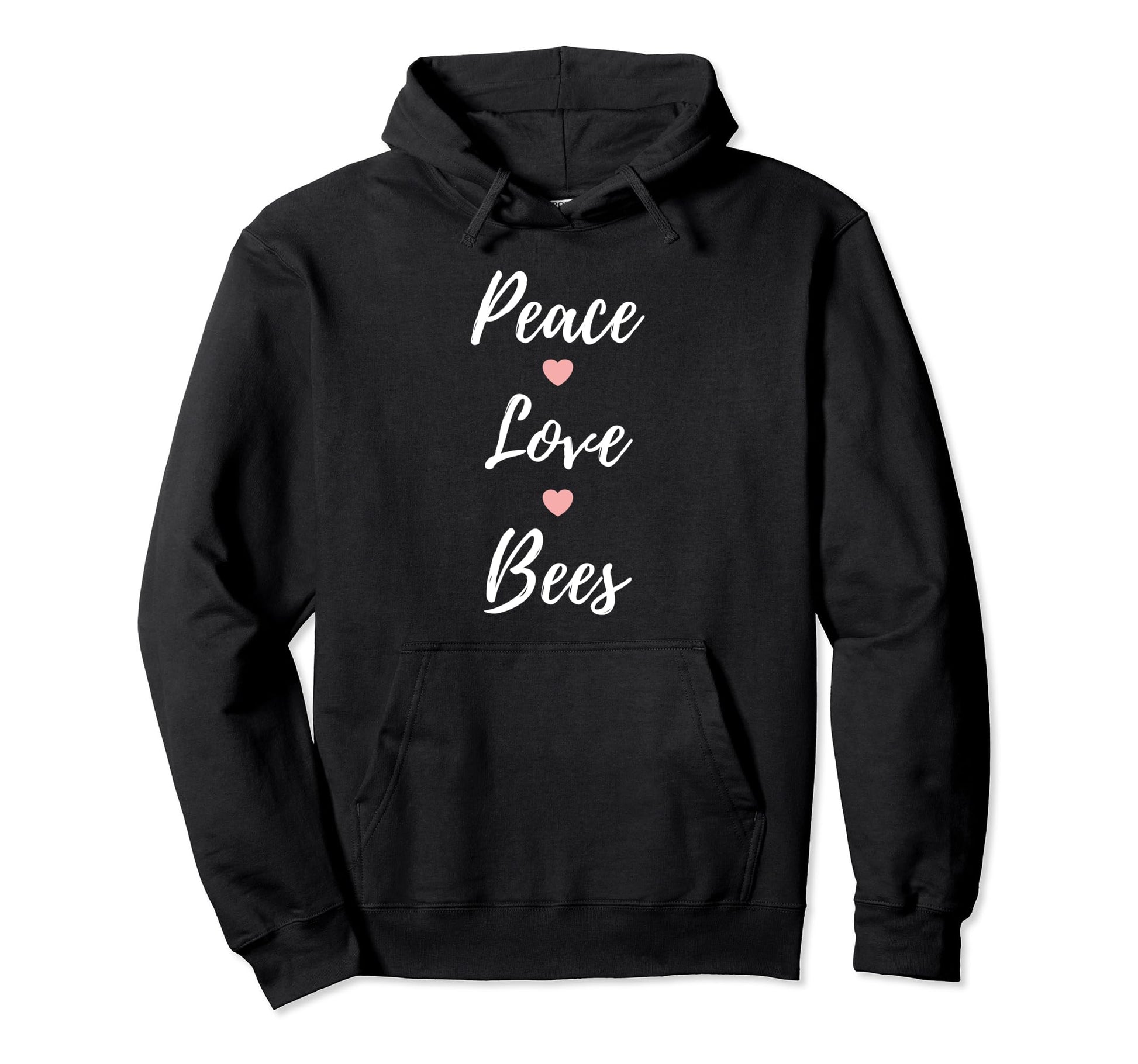 Peace Love Bees Bee Hoodie - Aesthetic Graphic Unisex - T-Shirt, Sweatshirt, Hoodie